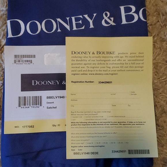 Dooney and bourke satchel - Picture 7 of 11